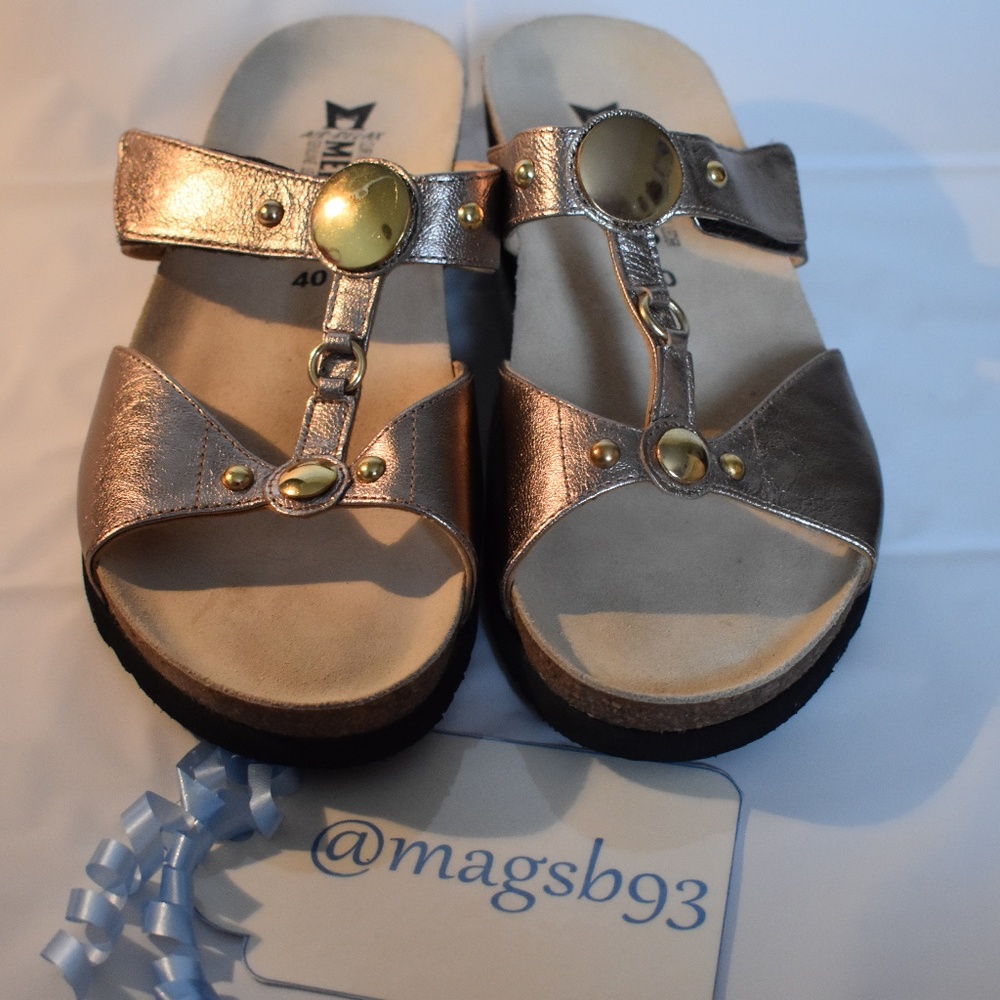 Mephisto Sandal Light Gold Size 40